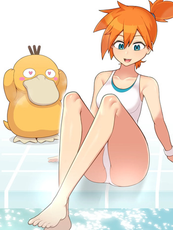 [everyday2] Misty X Psyduck (Pokémon) cover
