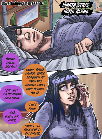 Hinata stays home alone cover