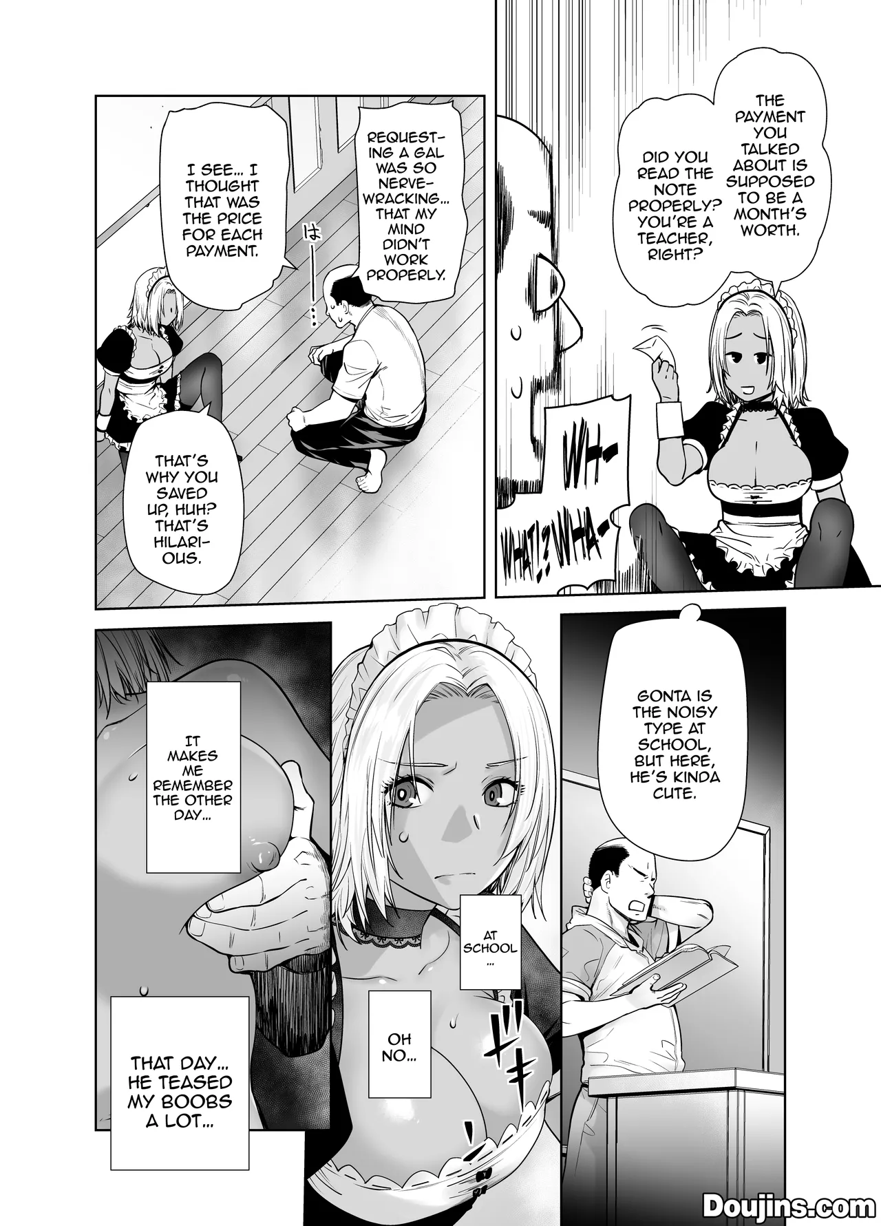 Tannin no Meido ni Nacchatta KURO GAL 2 | The Black Gal Who Became The Homeroom Teacher's Maid 2 page 10 full