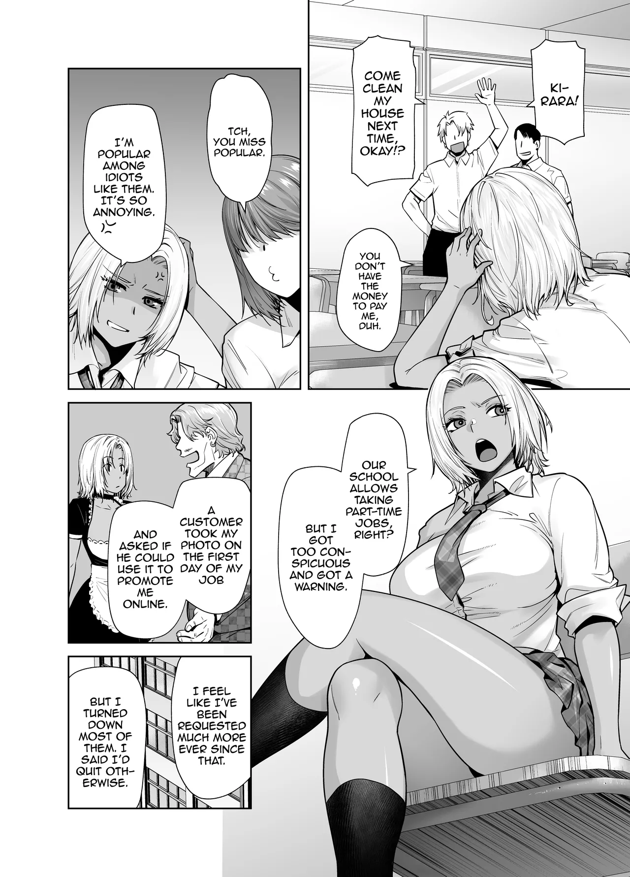 Tannin no Meido ni Nacchatta KURO GAL 2 | The Black Gal Who Became The Homeroom Teacher's Maid 2 page 6 full