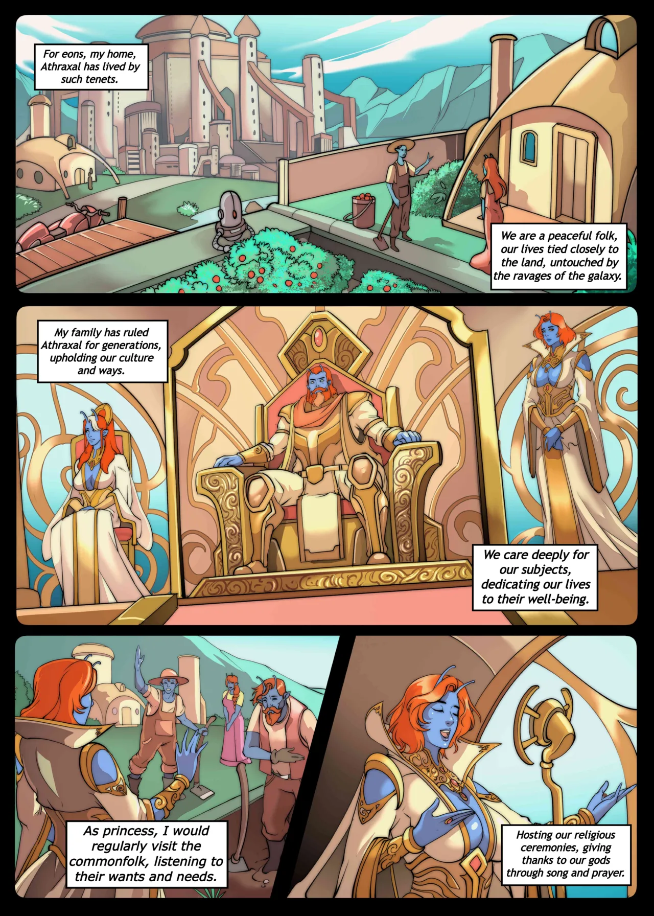 Galaxy of Scum Issue #8: The Princess page 4 full
