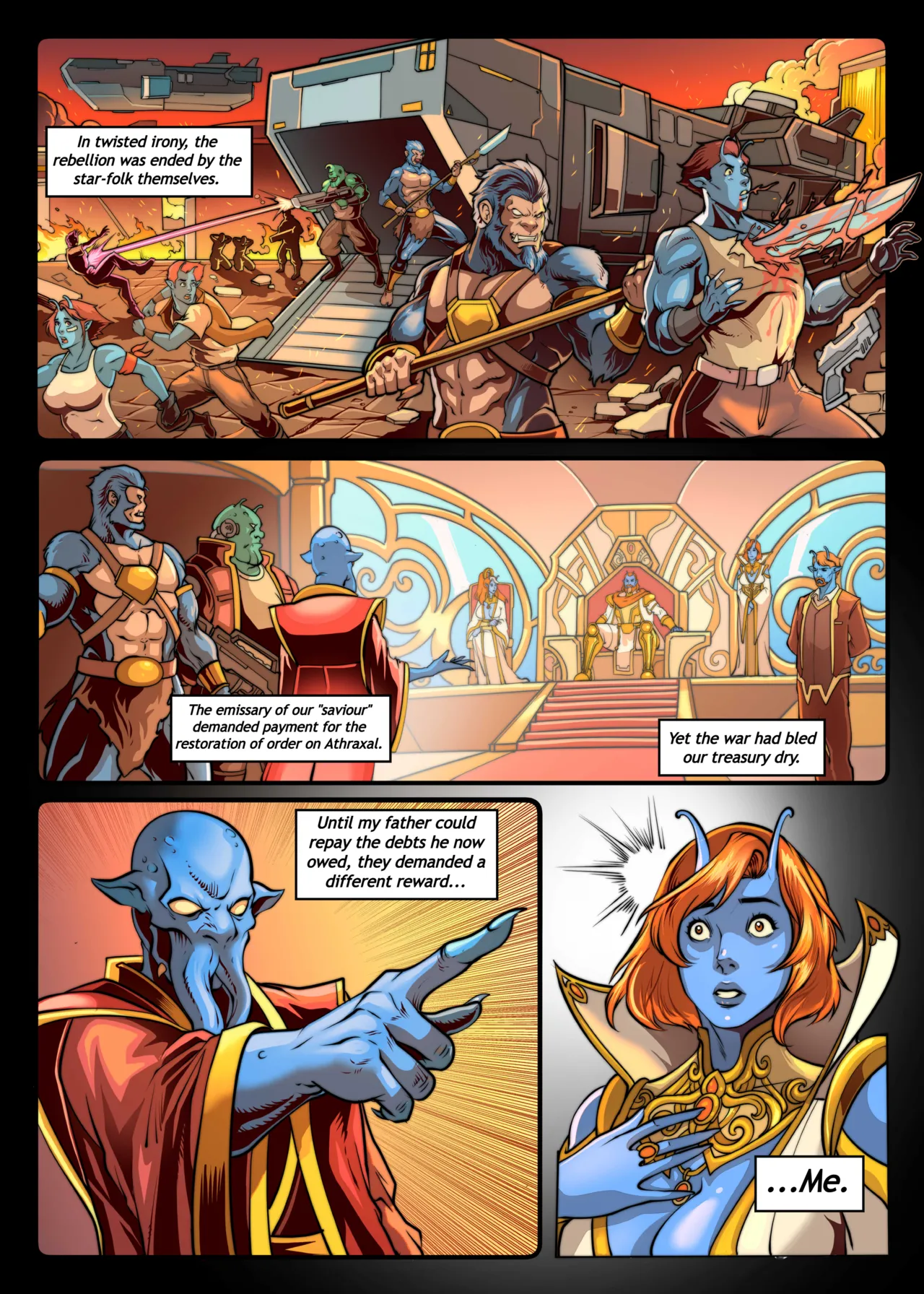 Galaxy of Scum Issue #8: The Princess page 8 full