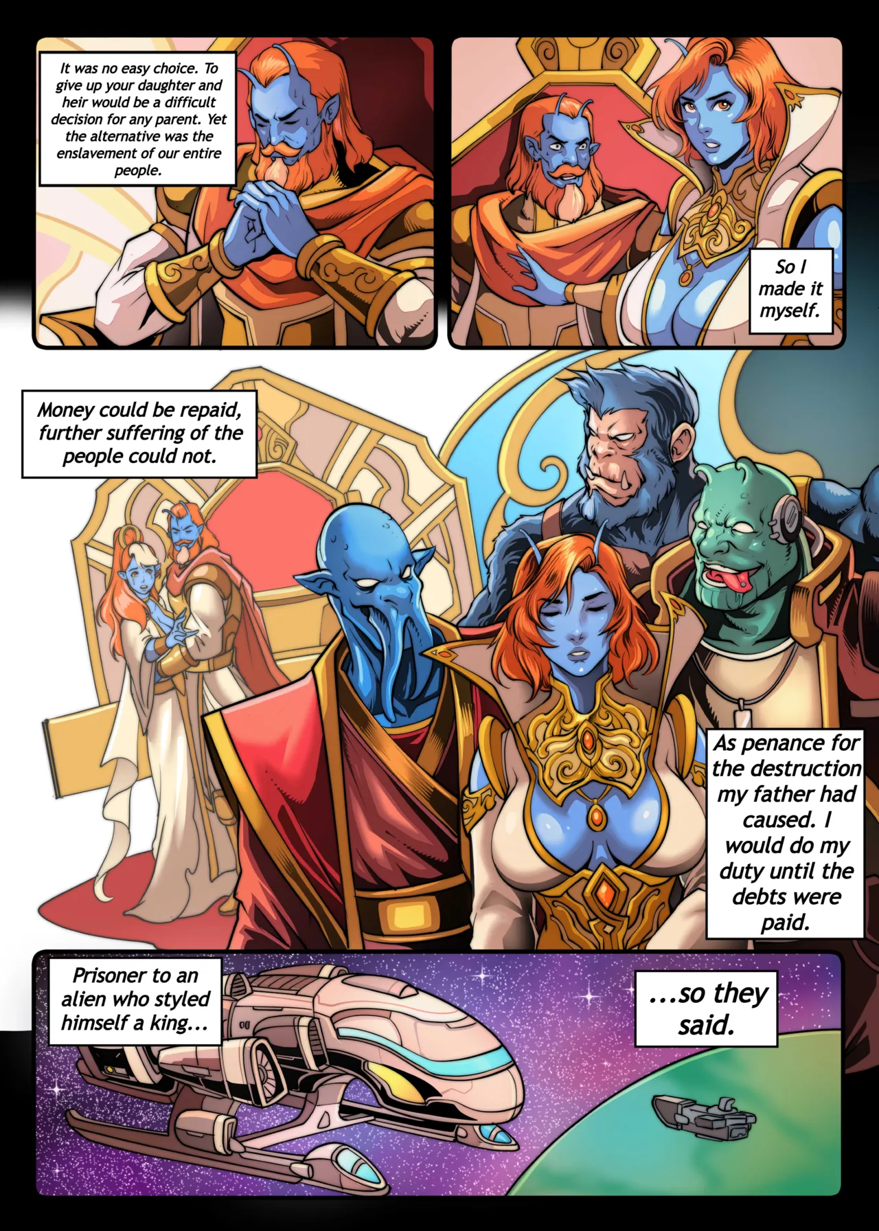Galaxy of Scum Issue #8: The Princess page 9 full