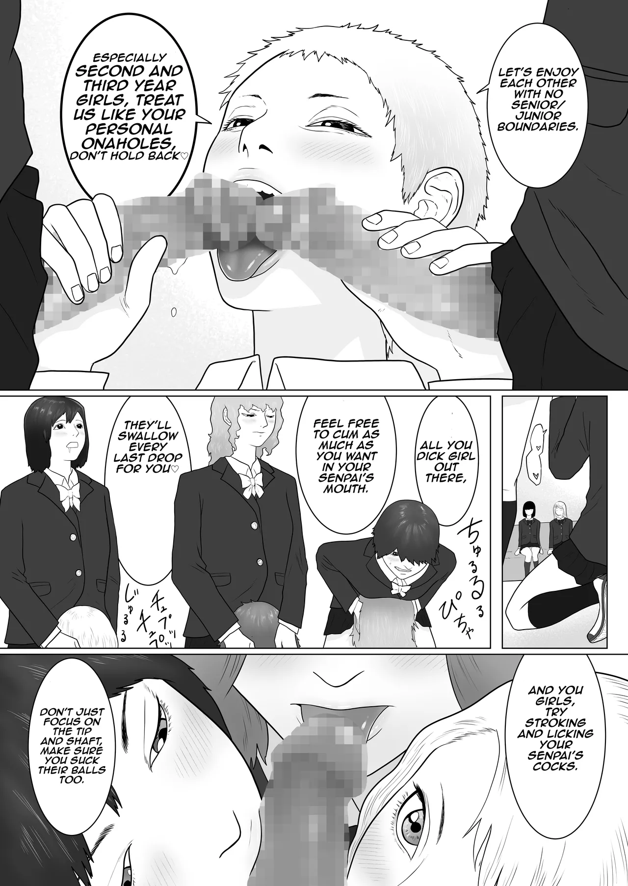 Futanari Gakuen 1 New First Year Students | Dick Girl Academy 1 New First Year Students page 5 full
