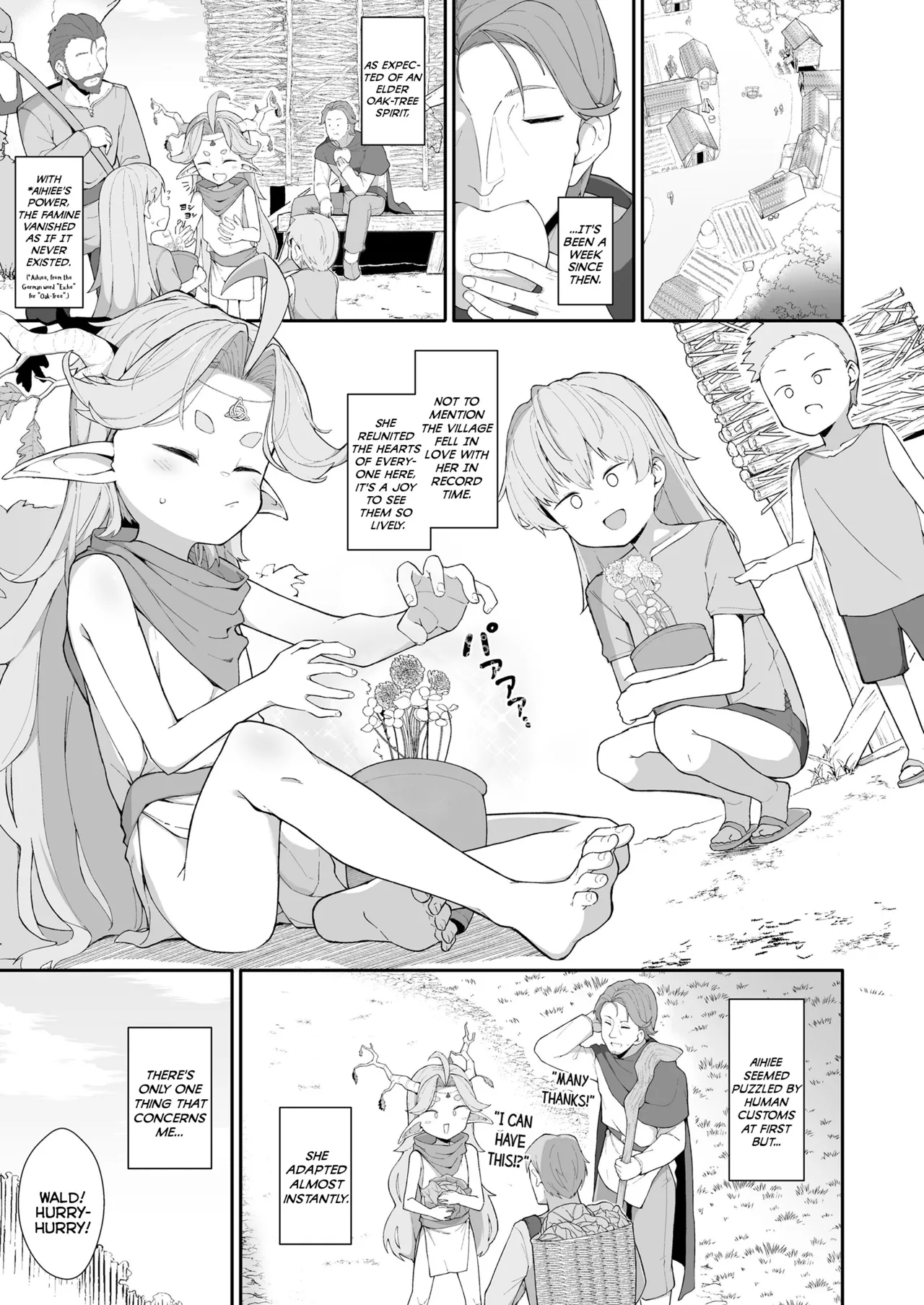 Mori to Kawaki to Megumi no Toriketora | The Triquetra of Forest, Thirst, and Blessings page 3 full
