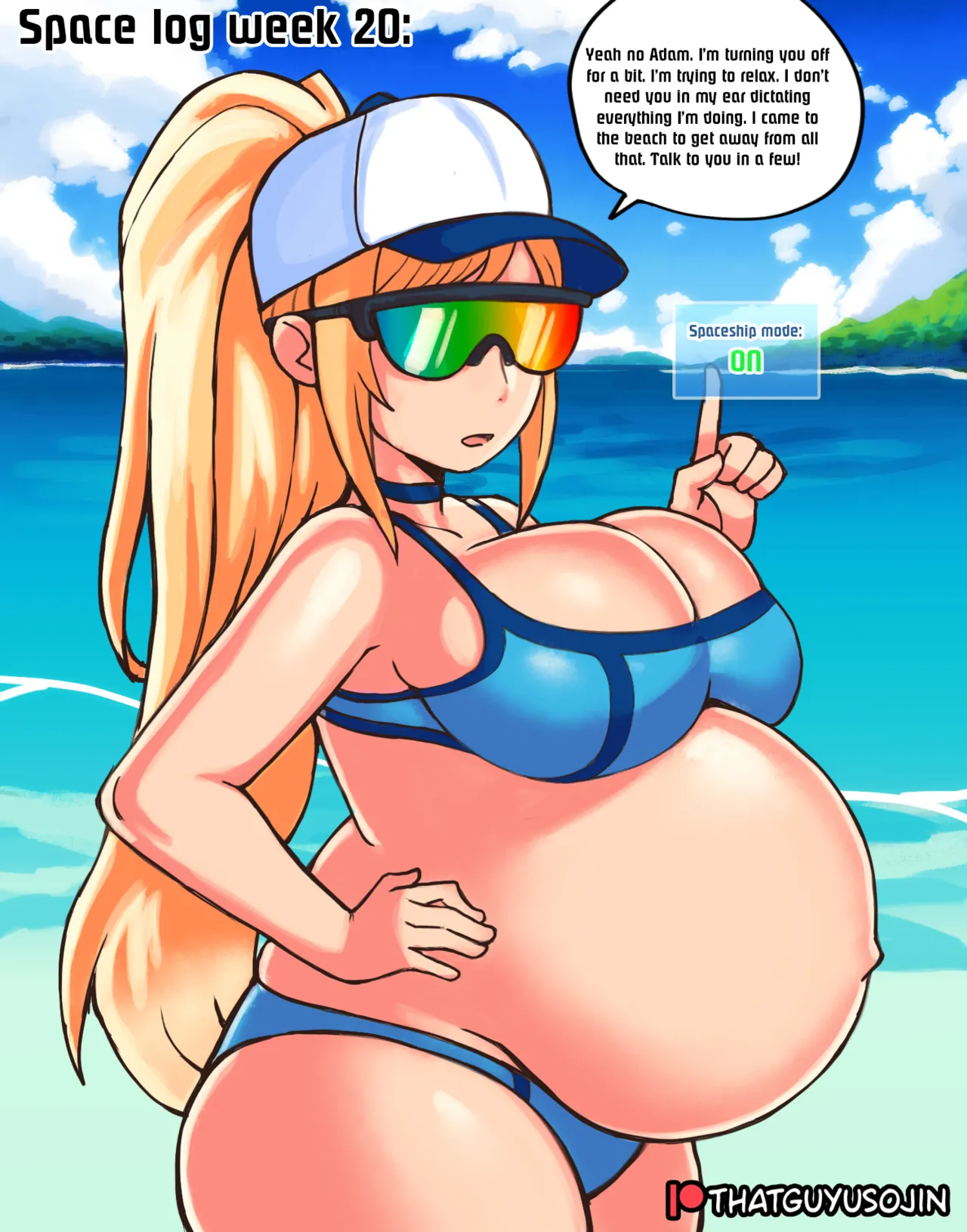 Samus pregnancy progression page 7 full