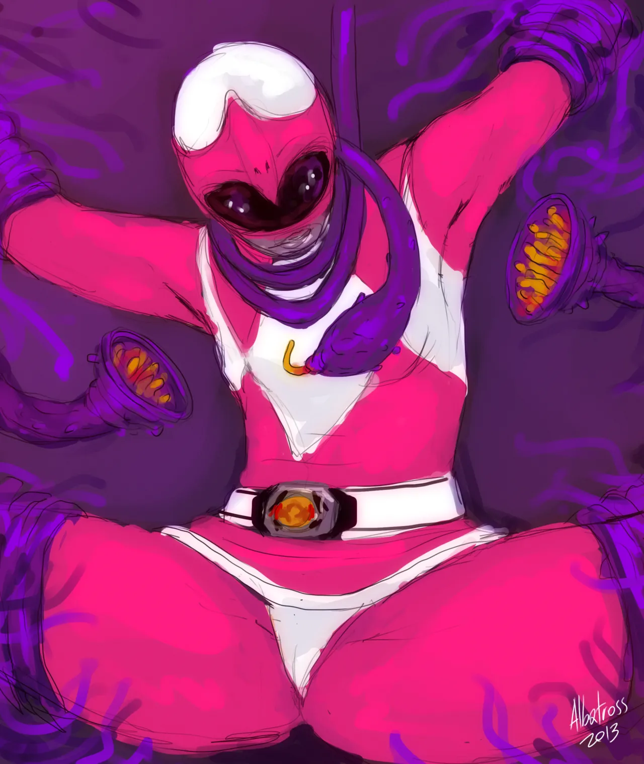 Power Ranger Corruption: Pink, Green, & Yellow page 1 full
