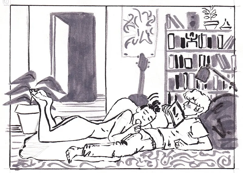 JUDE & JULIE #1 — Reading page 12 full