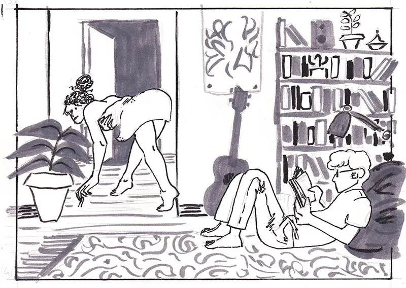 JUDE & JULIE #1 — Reading page 3 full