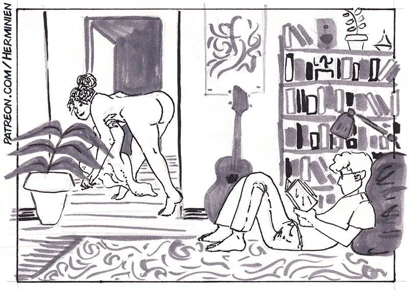 JUDE & JULIE #1 — Reading page 4 full