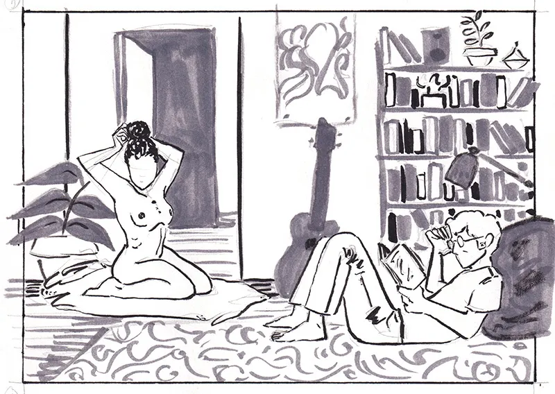 JUDE & JULIE #1 — Reading page 5 full