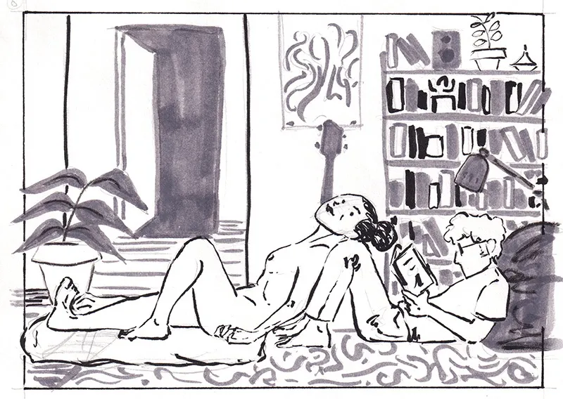 JUDE & JULIE #1 — Reading page 8 full