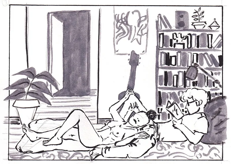 JUDE & JULIE #1 — Reading page 9 full