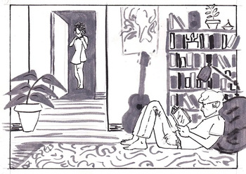 JUDE & JULIE #1 — Reading cover