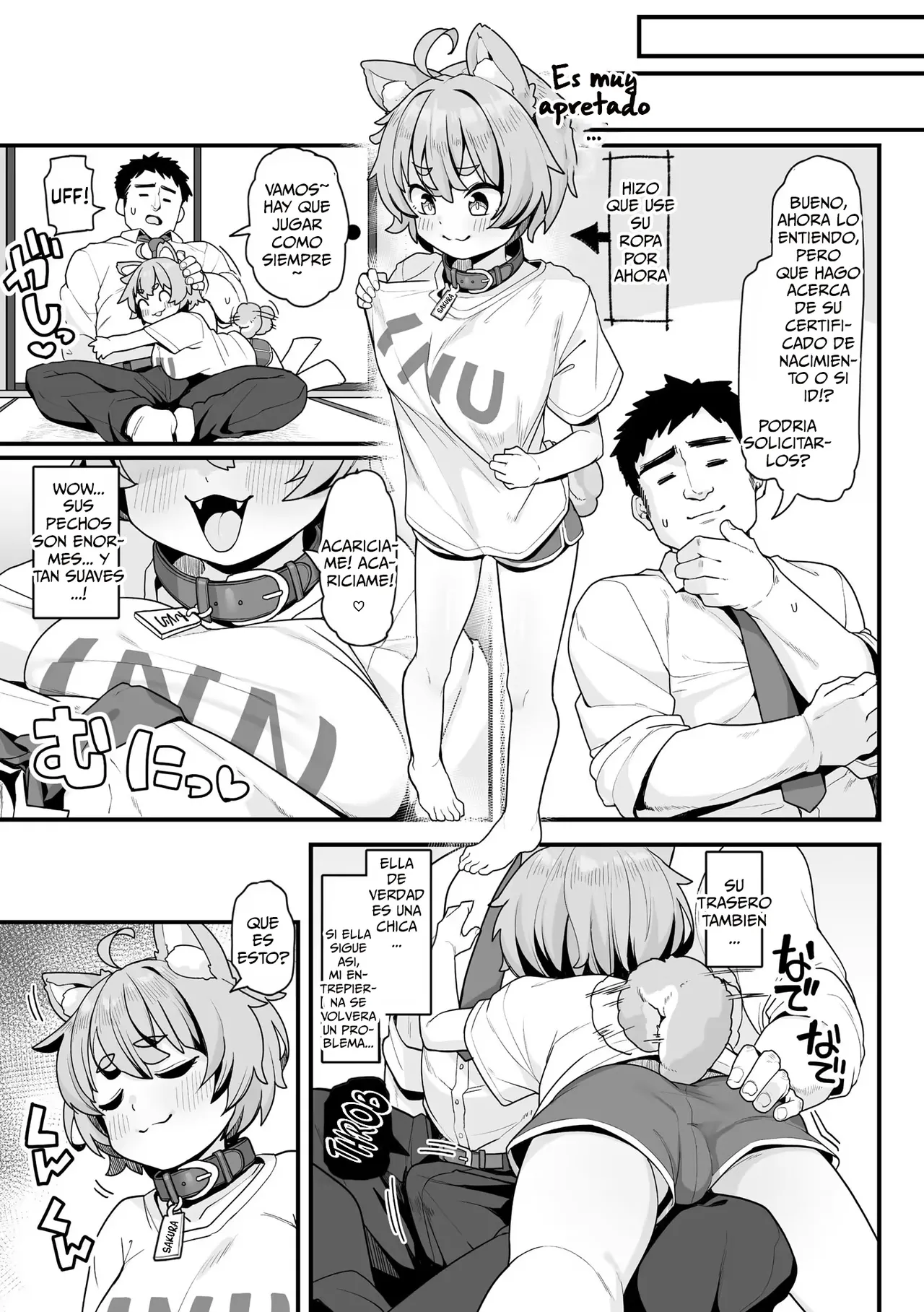 Sakura to Asobo! ~Chiccha Kawaii Joshi ni Henshin shita Aiken to Wanwan Koubi Therapy~｜¡Juega con Sakura! Guau Guau ~Terapia Sexual con Mi Perrita que Se Convierte en una Linda y Pequeña Chica~ page 7 full