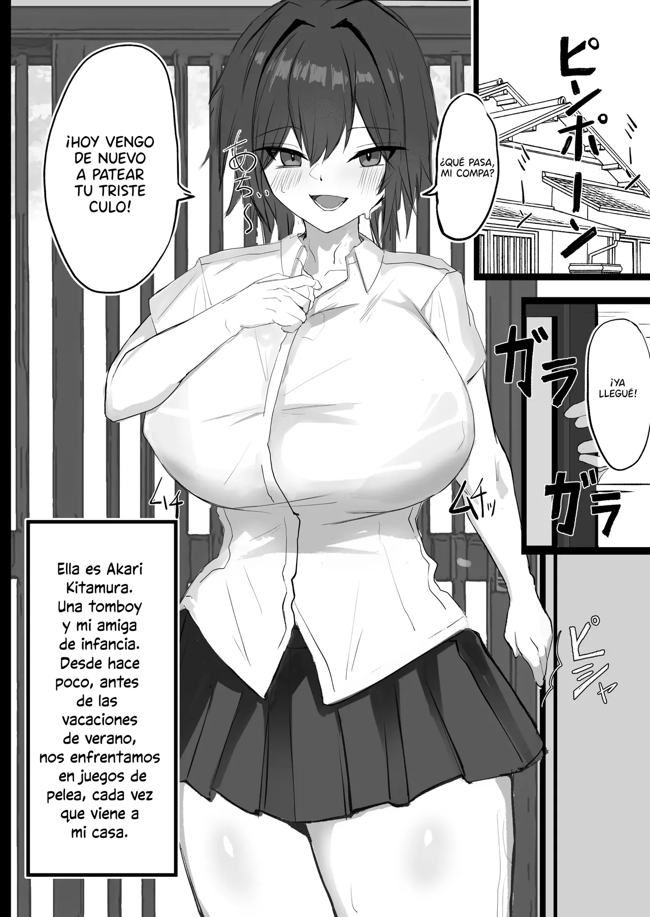 Mukashi Otoko da to Omotteta J-Cup Osananajimi to H suru Hon｜Tuve Sexo Con Mi Amiga De Infancia De Copa J, Aunque Solía Verla Como Un Chico page 3 full
