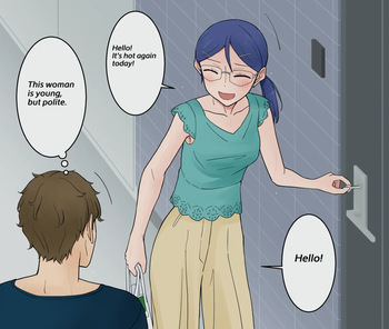 [Nihon Dandy (Matsuno Susumu) The polite woman with glasses next door [English, Japanese] cover