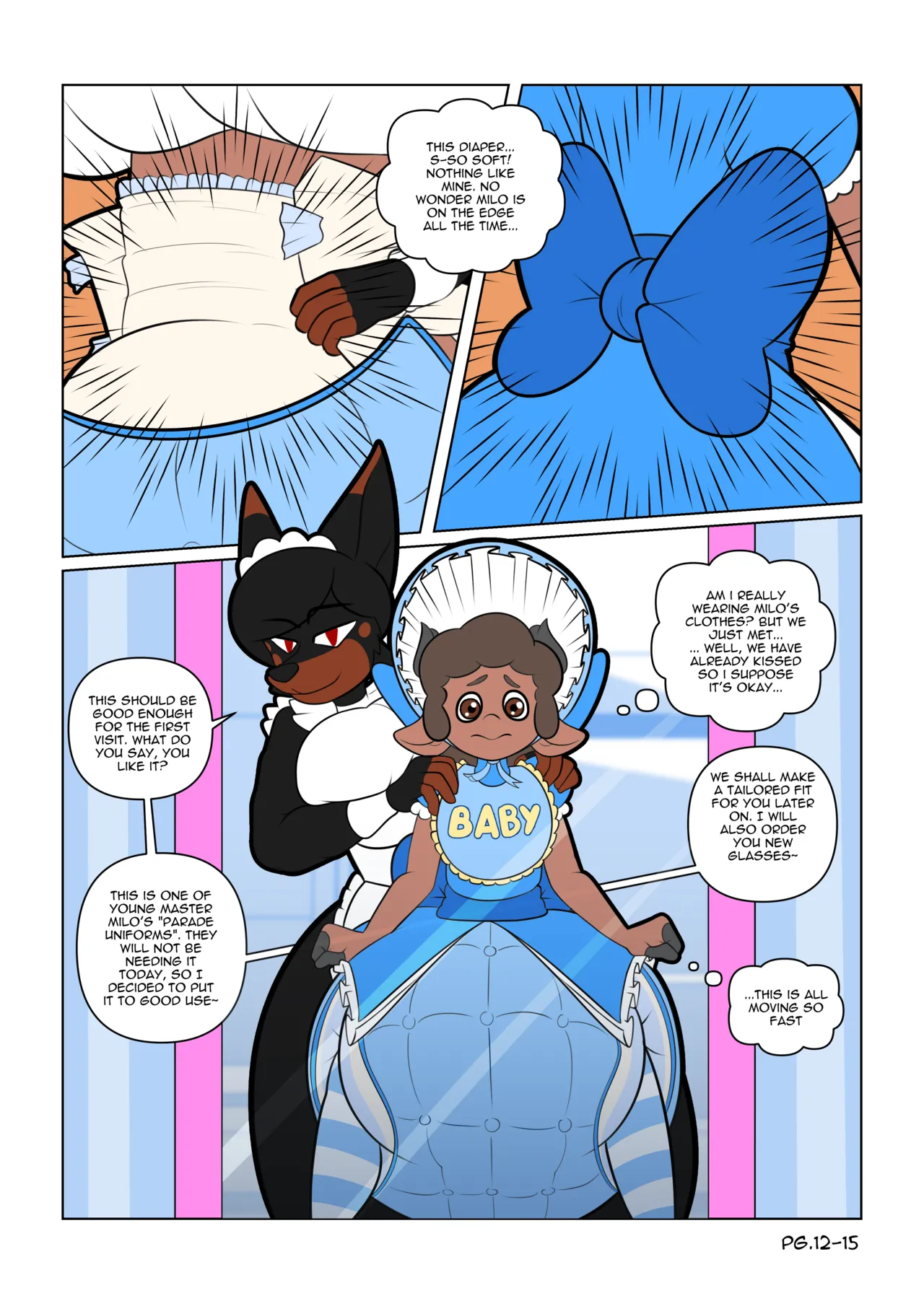 Comic: Chapter 1 - Rich People are Weird page 12 full