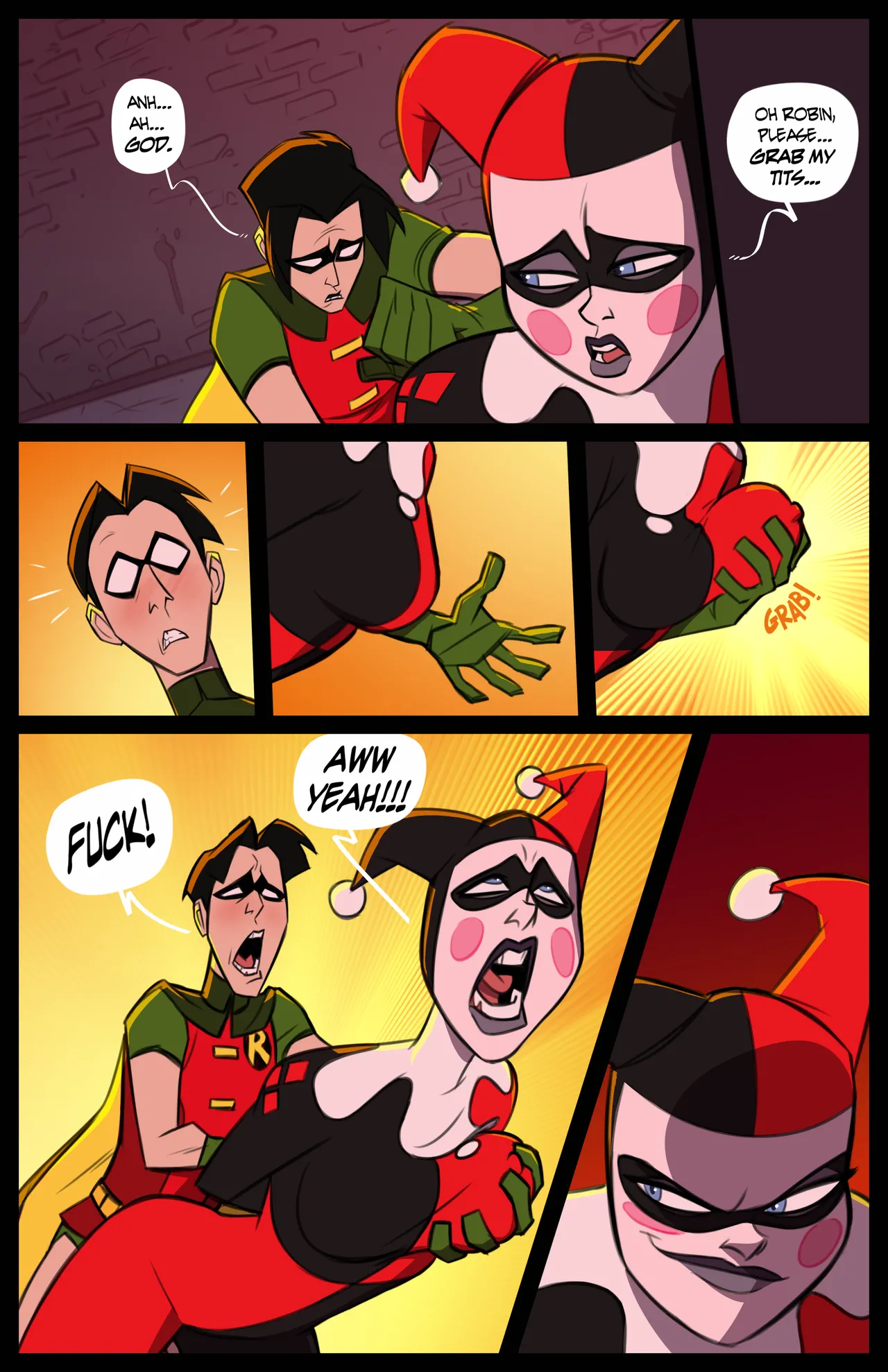 Dc Comics - Harley Quinn & Jason Todd page 5 full