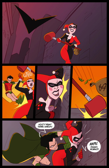 [Stickymon] Dc Comics - Harley Quinn & Jason Todd cover