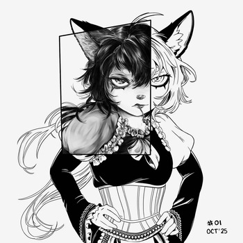 [GOGOGREY] Inktober 2025 cover