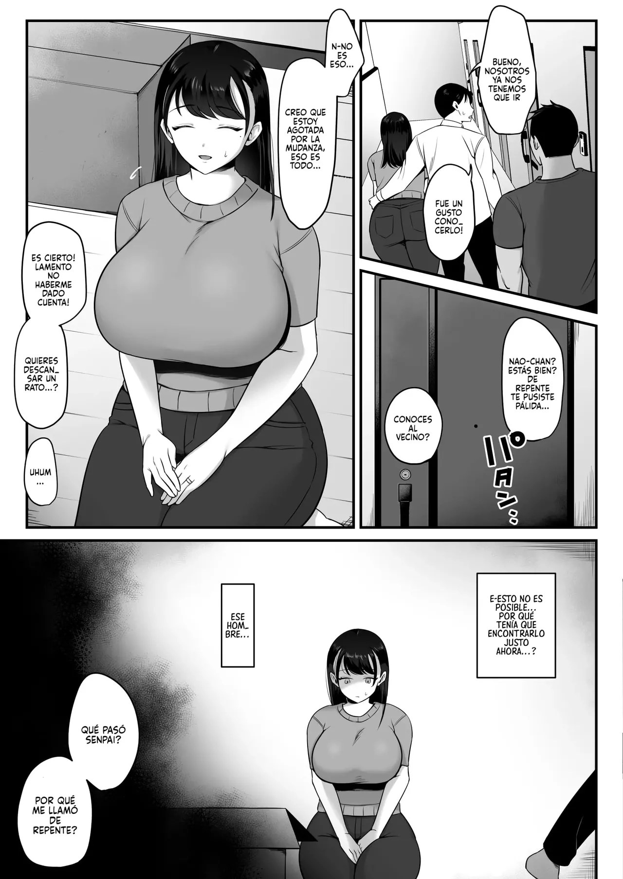 Maso Mesu Rinjin Onahozuma ~Saikai Shita Moto SeFri o Dekachin de Saikyouiku suru Hanashi~｜La Vecina es un Juguete Sexual ~La Historia de una Esposa que es Educada por un Gran Pene~ page 4 full