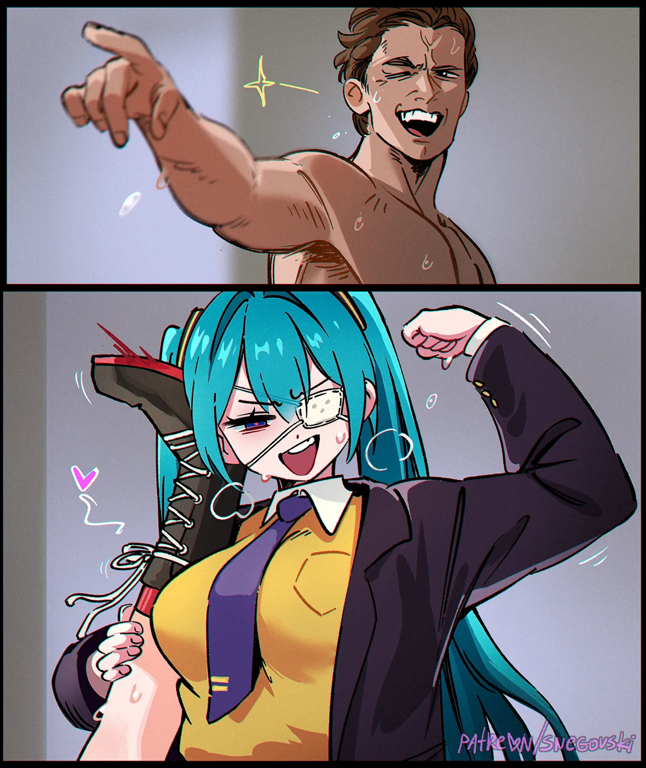 American Miku page 1 full