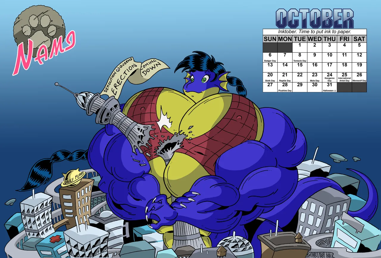 Demolition Queens 2019 Calendar page 11 full
