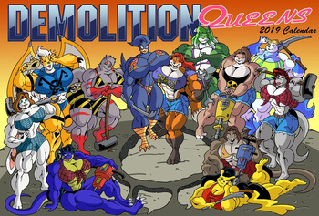 [Manthomex] Demolition Queens 2019 Calendar cover