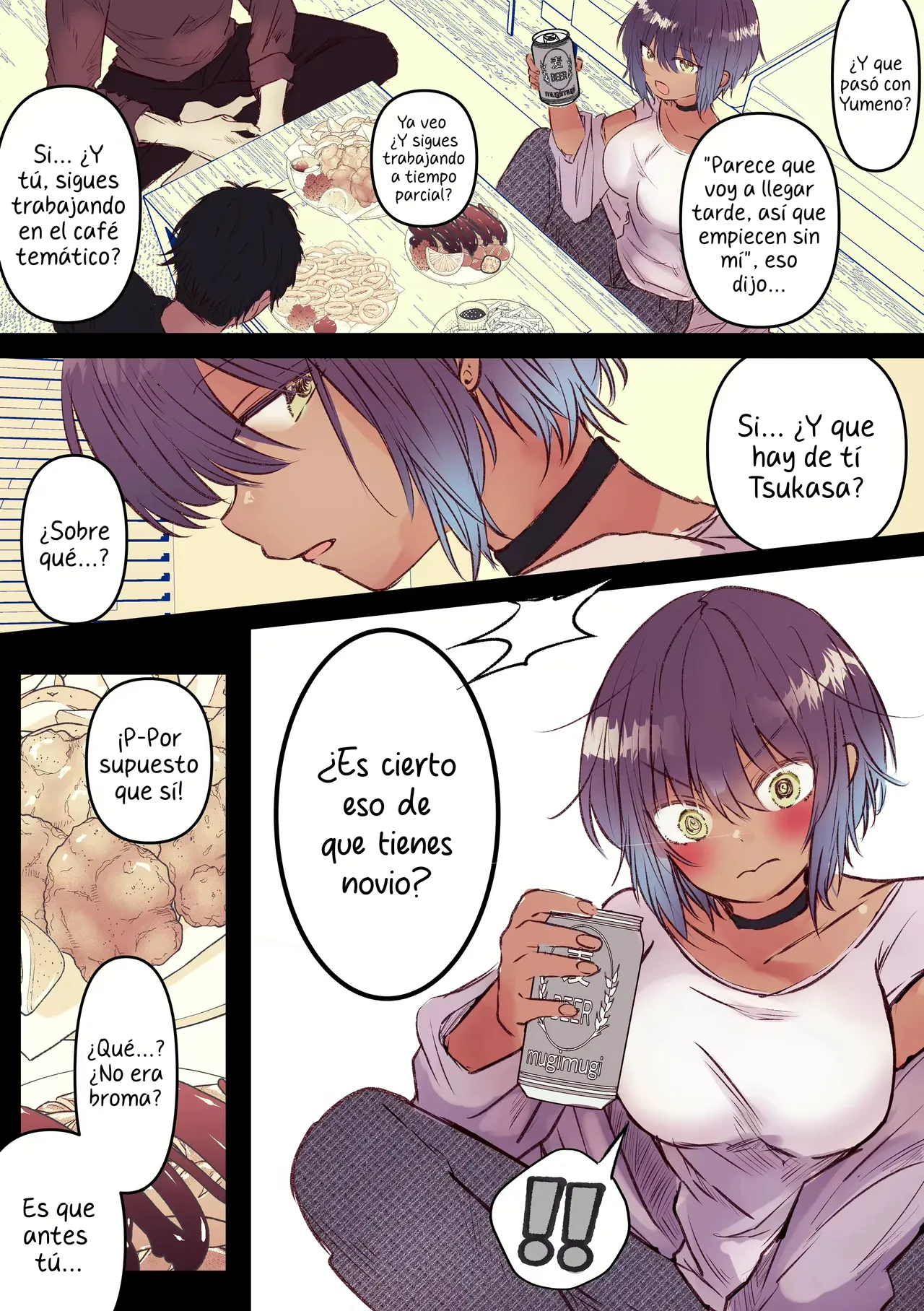 Boyish de Kyonyuu na Kanojo ga Mukashi no Otoko Tomodachi to Nomikai ni Itta Kiri… page 5 full