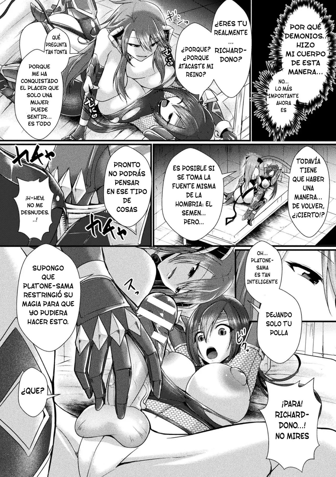Conduire au mal ~Fall of a Gender Bent Knight~ Part 1 | Llevado al mal La caída de un caballero de género inverso Parte 1 page 12 full