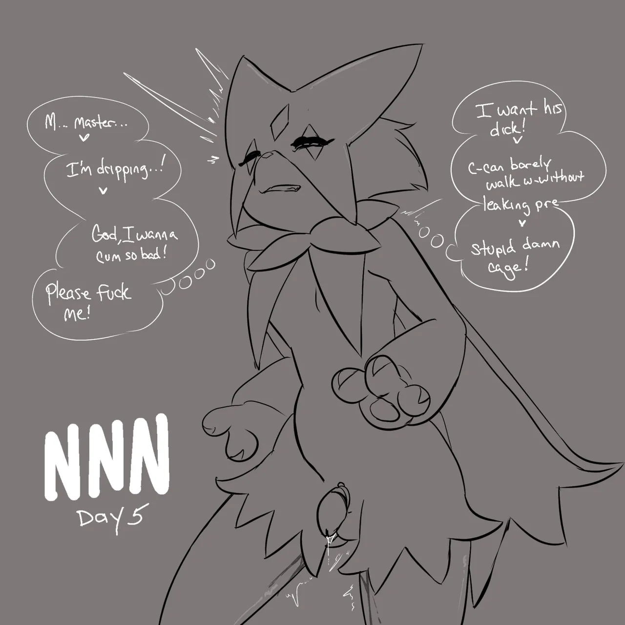 Meowscarada No Nut November page 5 full