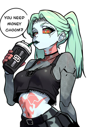 [Redpostit] Cyberpunk: Edgerunners - E-Goth Rebecca cover