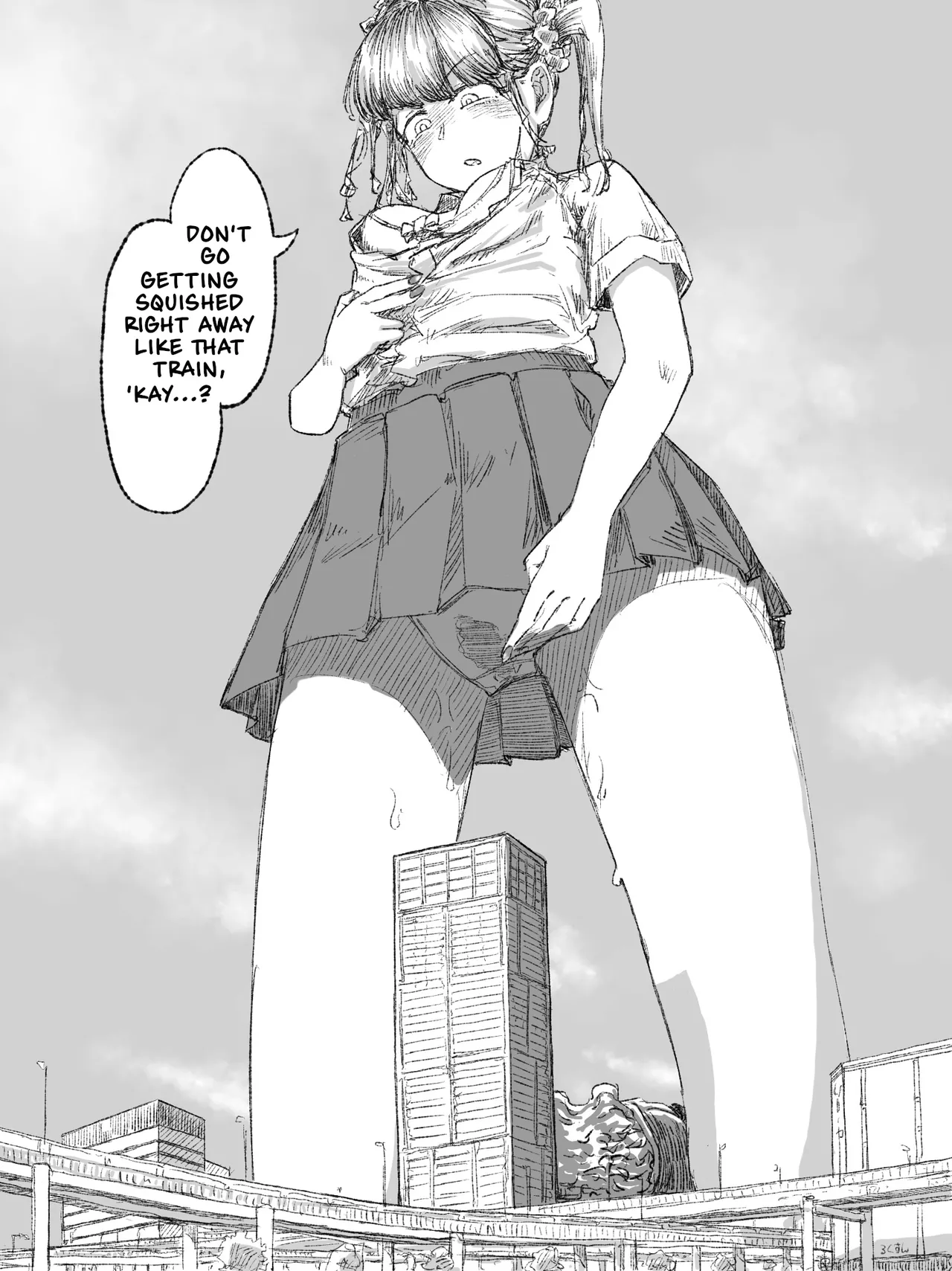 Gyaru JK ga Kobito o Miorosu | High School Gyaru Looking Down on Tinies page 12 full