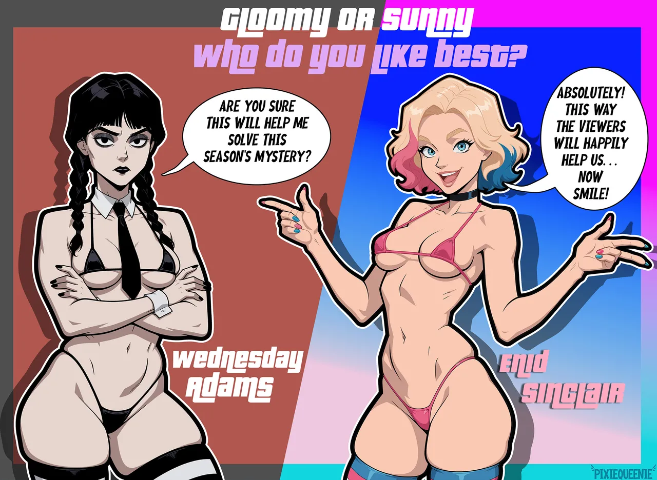 Wednesday & Enid page 1 full