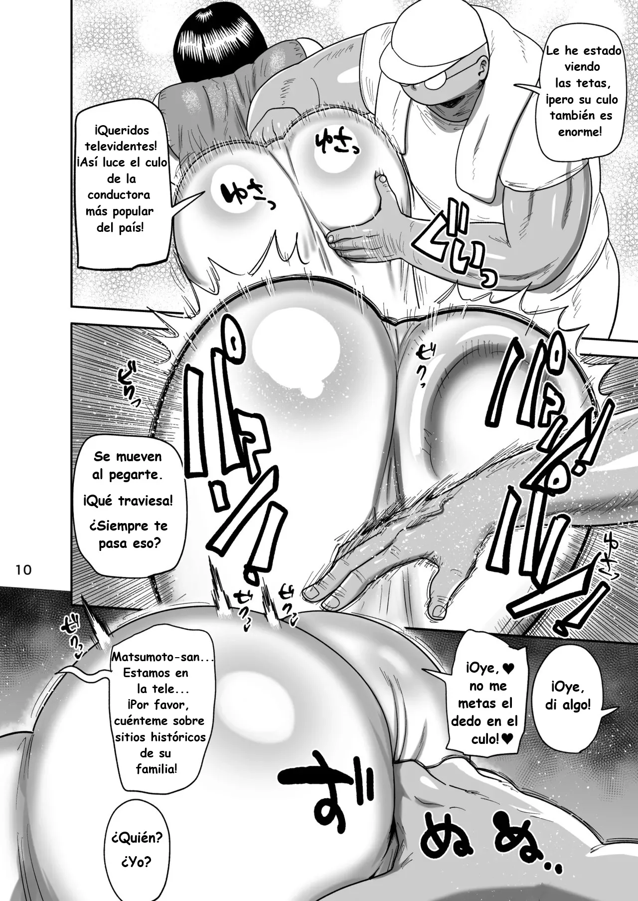 Muteikou Joshi Announcer Hitomi ｜Hitomi, la conductora que no pone resistencia. page 9 full