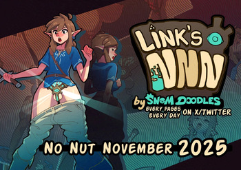 [Snom Doodles] Link's No Nut November 2025 cover