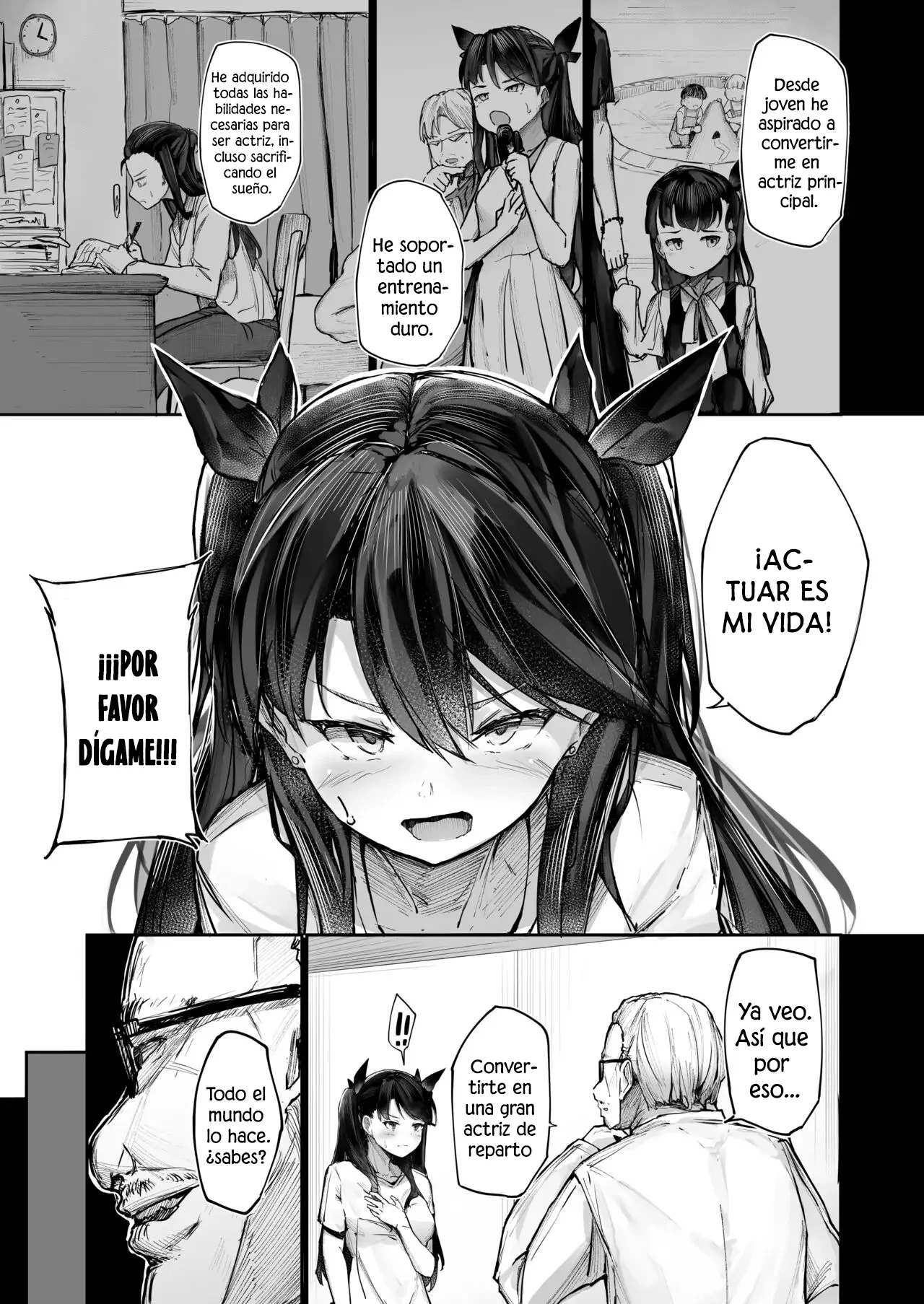 Kairaku Ochi shita Joyuu no Matsuro Zenpen｜La Caída de la Actriz Corrompida por Placer - PT1 page 11 full
