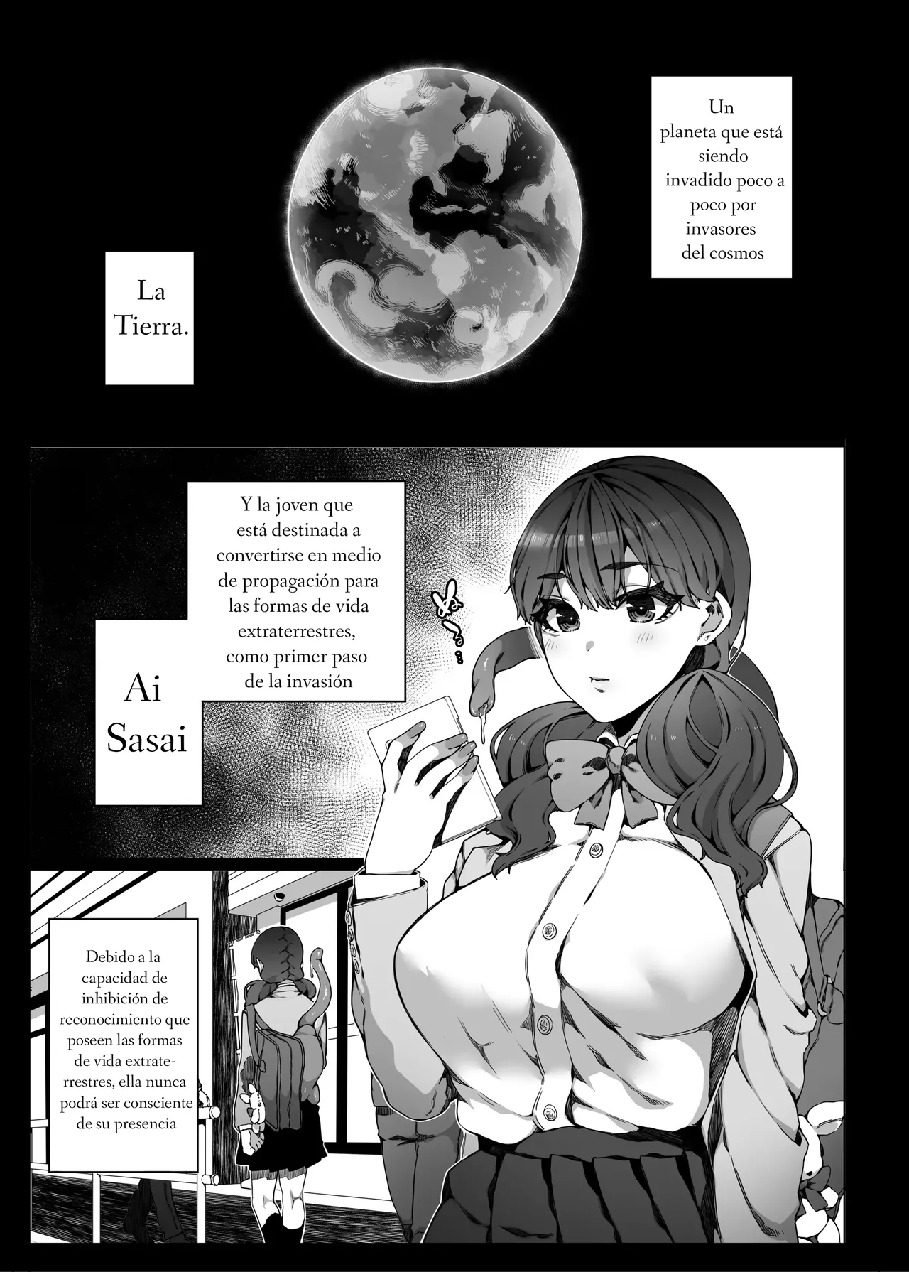 Ninshiki Sogai de Ninshiki Sarenai Uchuujin ga Chikyuu de Hanshoku suru Hanashi 2 page 2 full