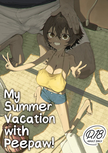 [Shikisoku Zeku (Shiki)] My Summer Vacation With Peepaw! | Saki-chan no Natsuyasumi OJii-chan to Issho! [English] [head empty + Wiimouto] [Digital] cover
