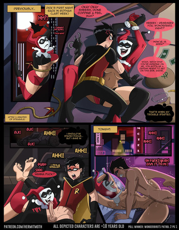 [HermitMoth] Harley x Robin: Wonderbird's Patrol 2 (Batman) cover