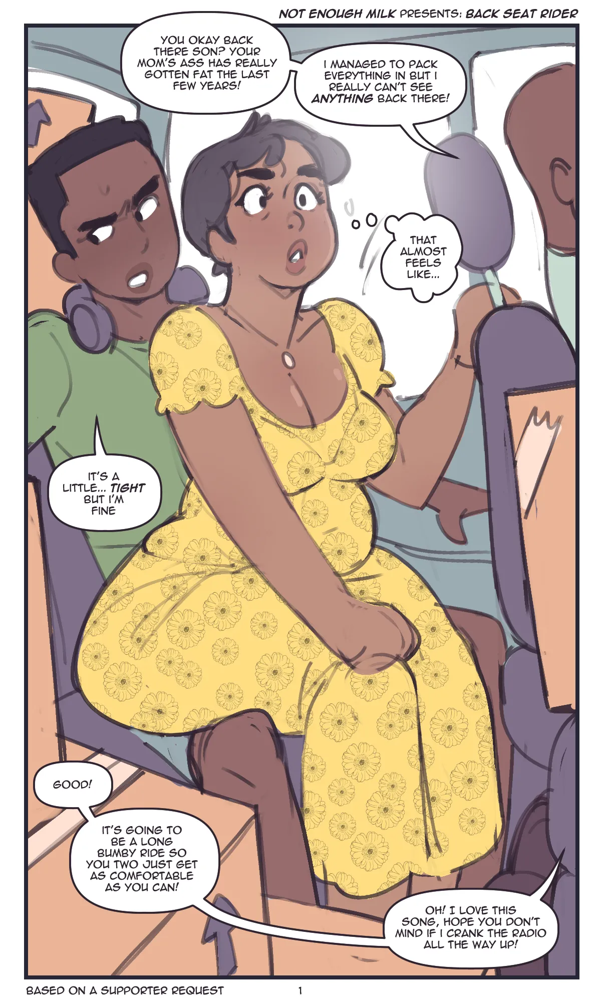 not enough milk - backseat rider page 1 full