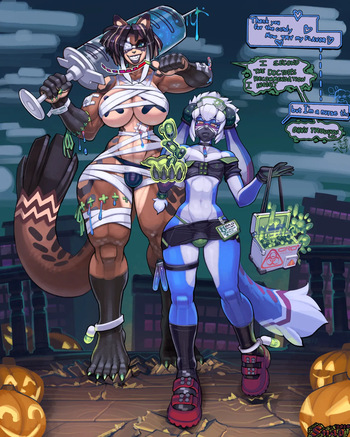 [Snao] Naoki and Vier trick or treating cover