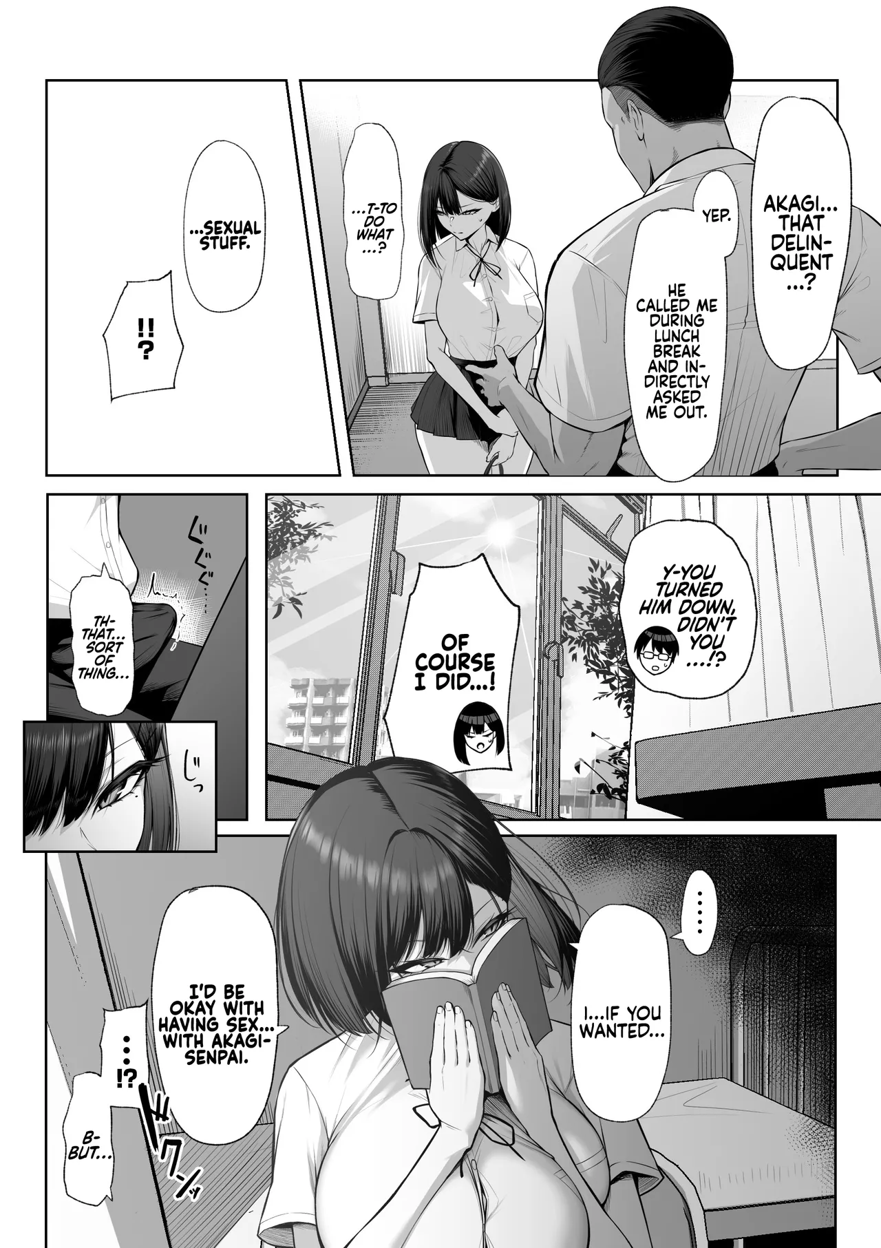 Senpai no Tame ni, Dakaremasu. | I'll Do It For Senpai. page 9 full