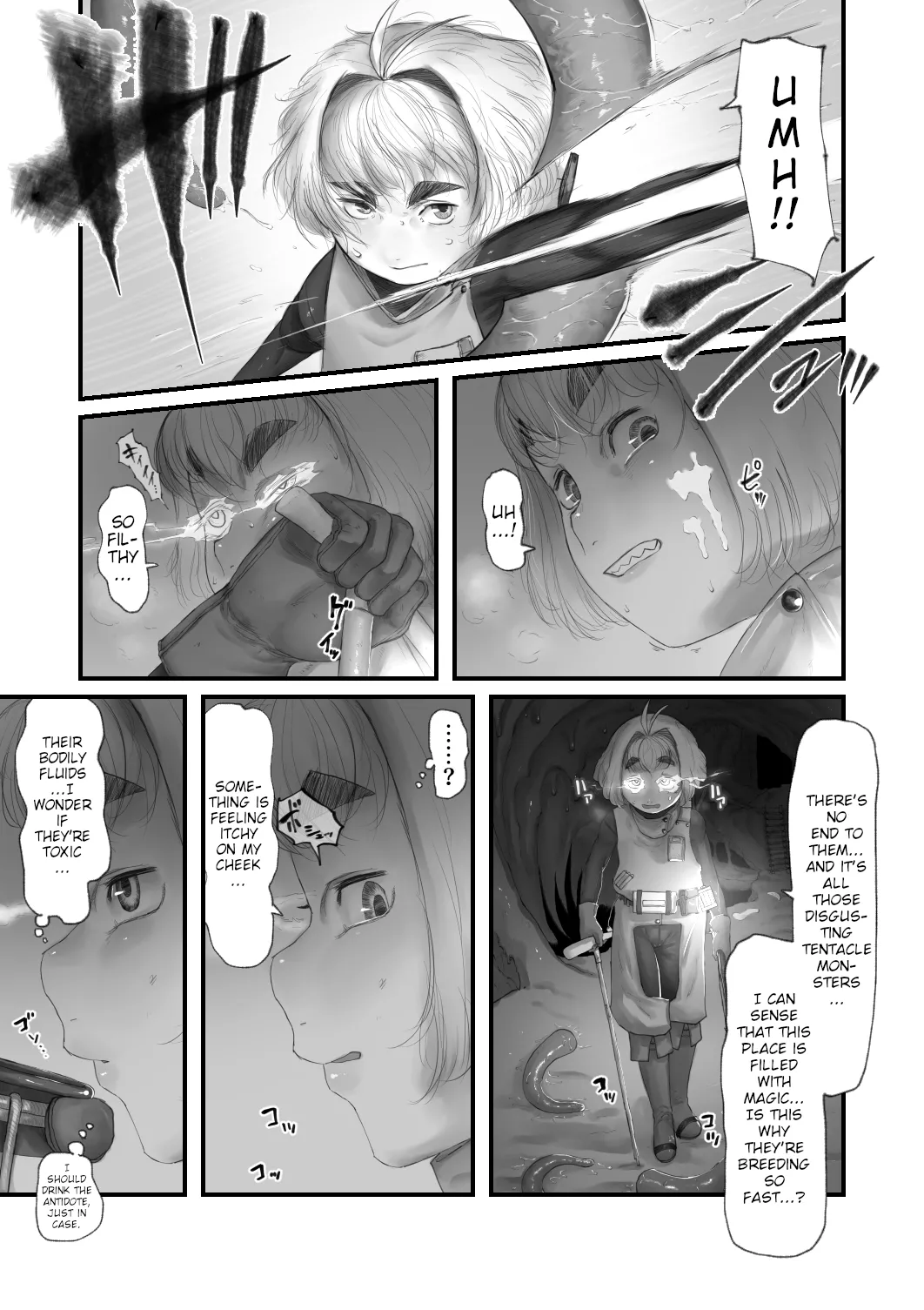 Amamiya Koyomi VS Lewd Trap Dungeon page 6 full