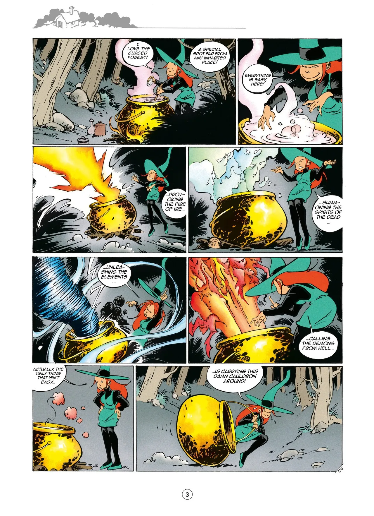 Mélusine #04 - Gilson & Clarke - Story to be Read by the Fire, 1997 page 3 full