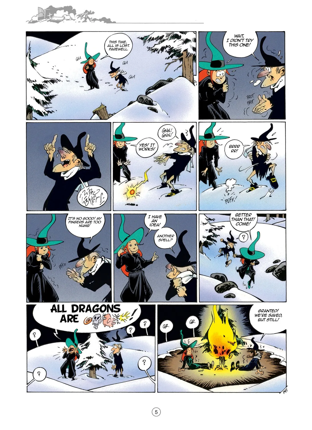 Mélusine #04 - Gilson & Clarke - Story to be Read by the Fire, 1997 page 5 full