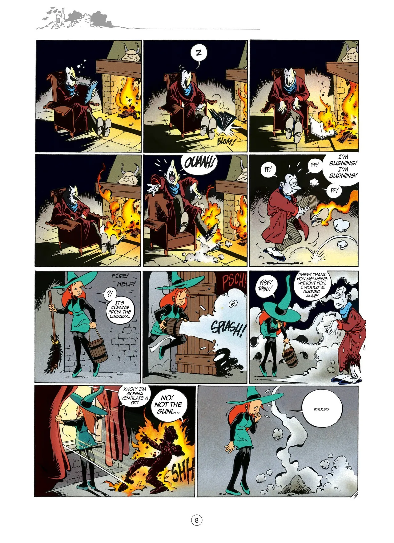 Mélusine #04 - Gilson & Clarke - Story to be Read by the Fire, 1997 page 8 full
