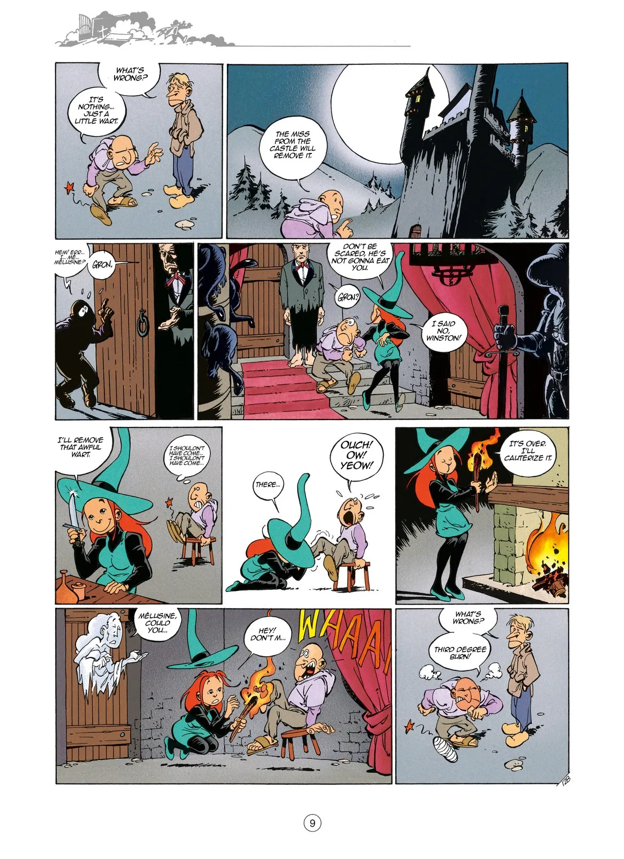 Mélusine #04 - Gilson & Clarke - Story to be Read by the Fire, 1997 page 9 full