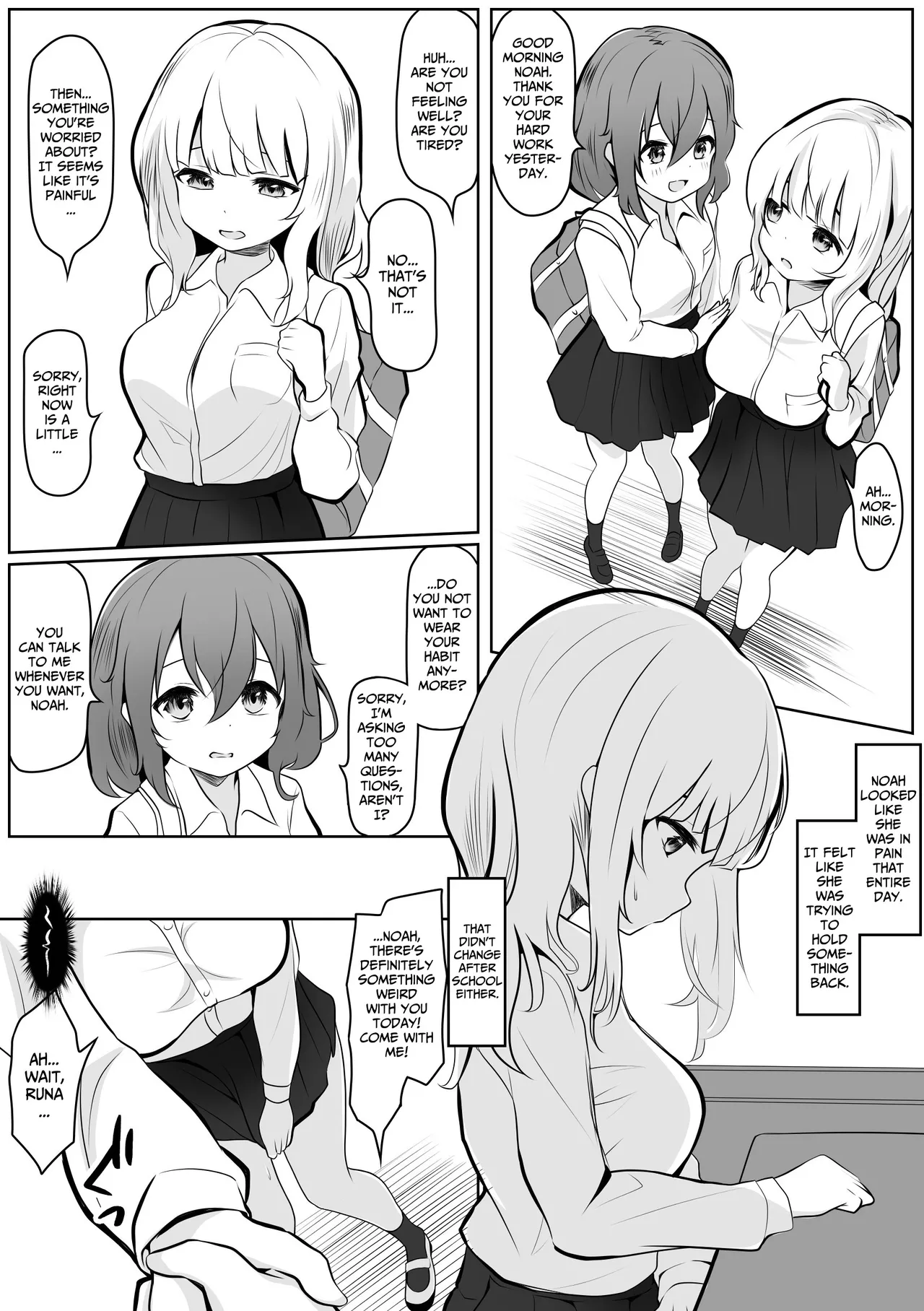 RunaNoa Himitsu no Futanari Ecchi | Runa x Noa Secret Futanari Sex page 6 full